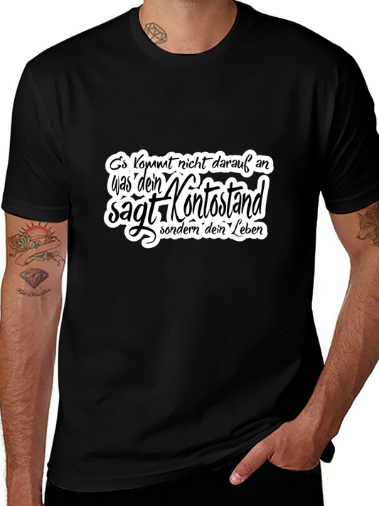 Black T-Shirt with German Quote