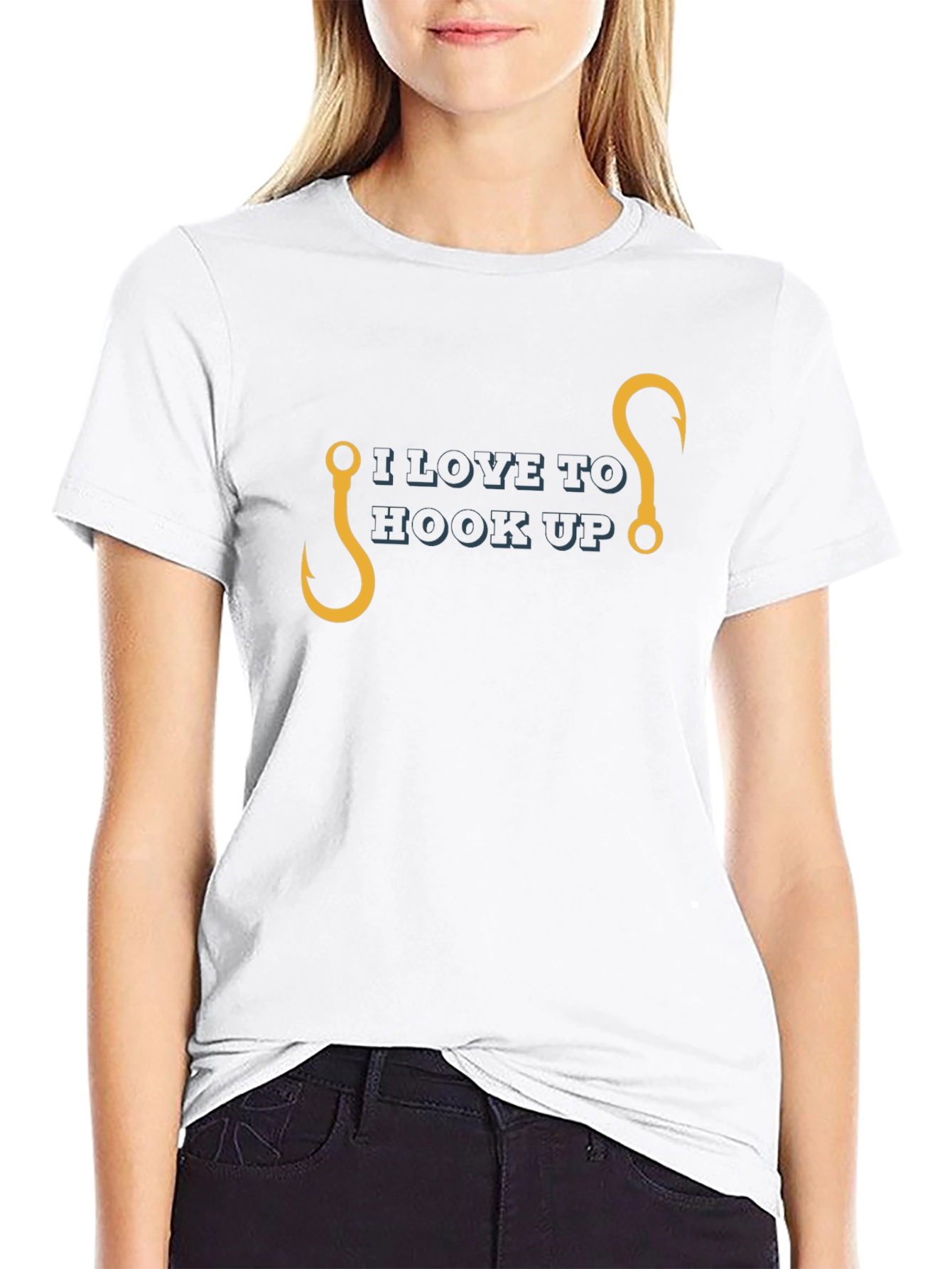 I Love To Hook Up Graphic Tee