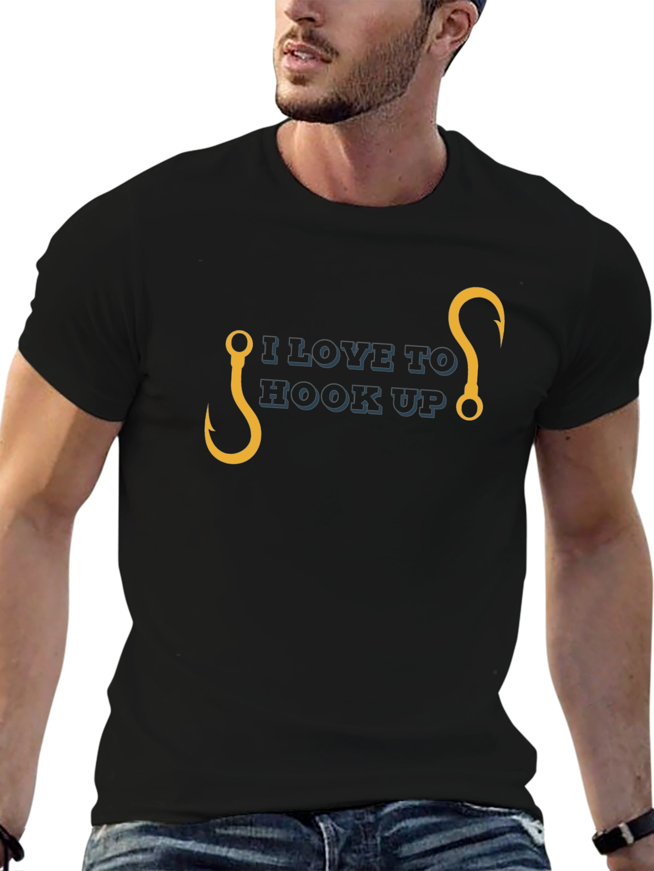 I Love To Hook Up Graphic Tee