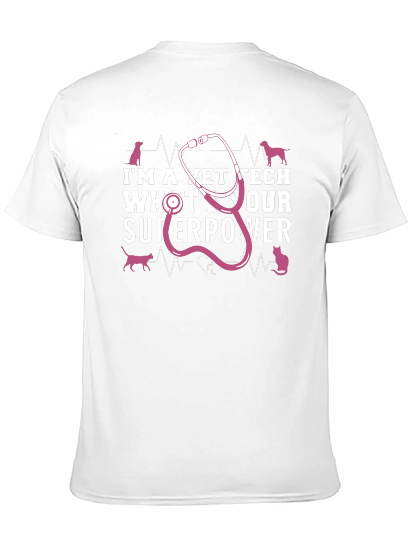 Vet Tech Superpower T-Shirt - Animal Lover Tee