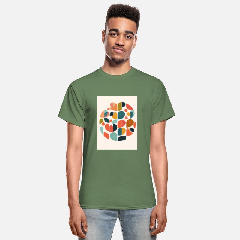 mid century retro shapes geometric 3