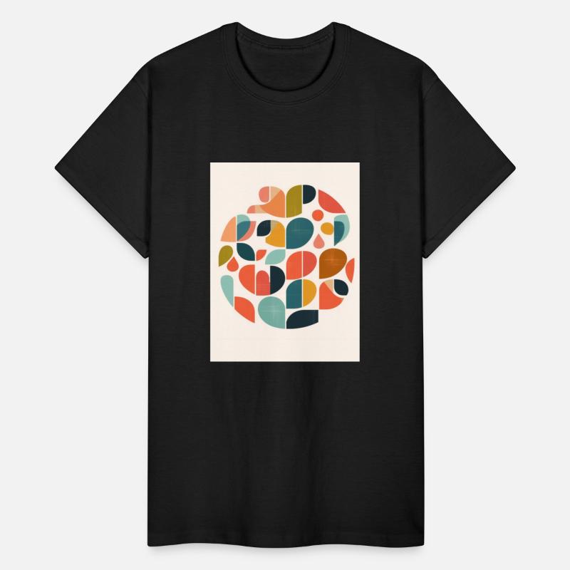 mid century retro shapes geometric 3