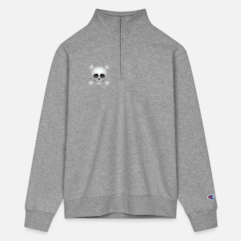 Minimalist Skull with Crossbones Design
