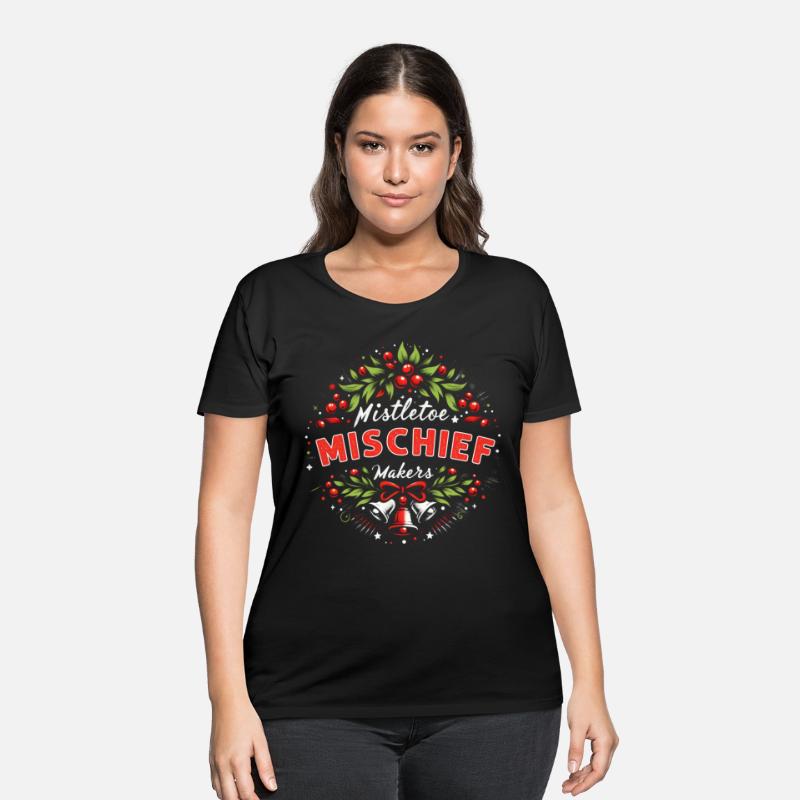 Mistletoe Mischief Makers Funny Matching Christmas