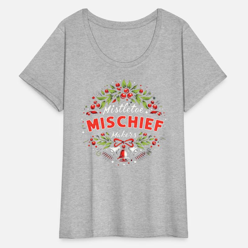 Mistletoe Mischief Makers Funny Matching Christmas