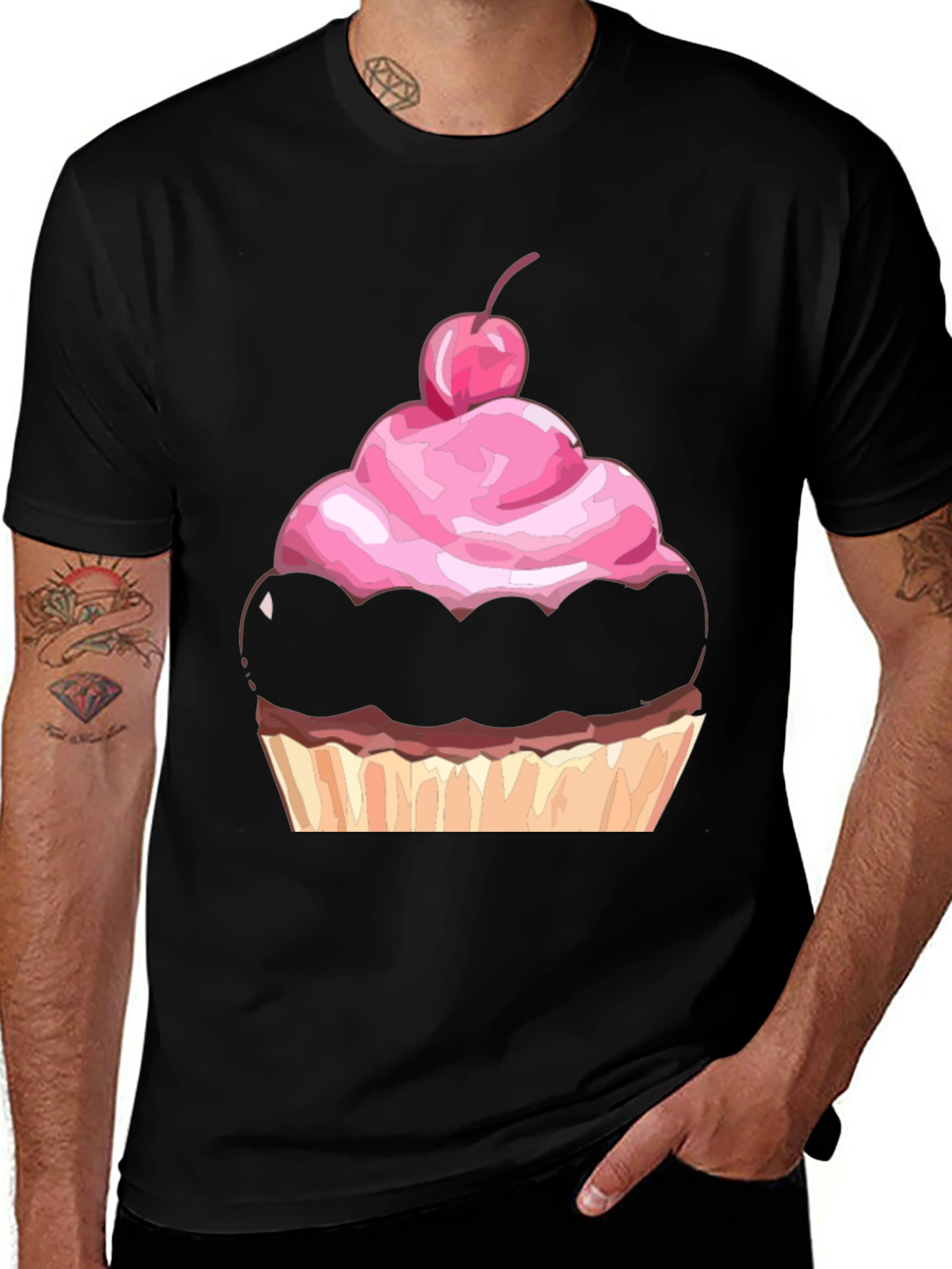 Cupcake Graphic T-Shirt