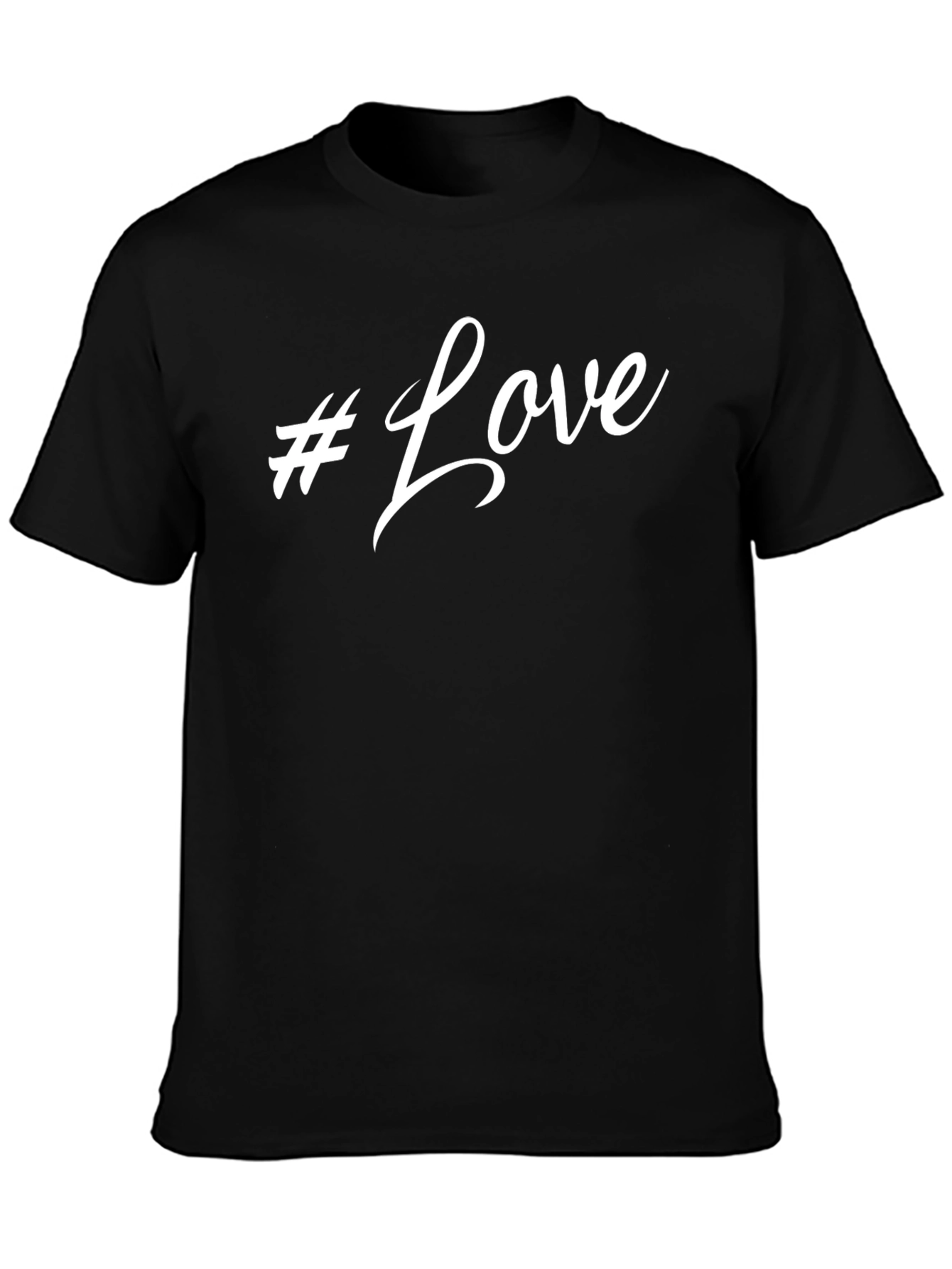 #Love Black T-Shirt - Stylish & Trendy