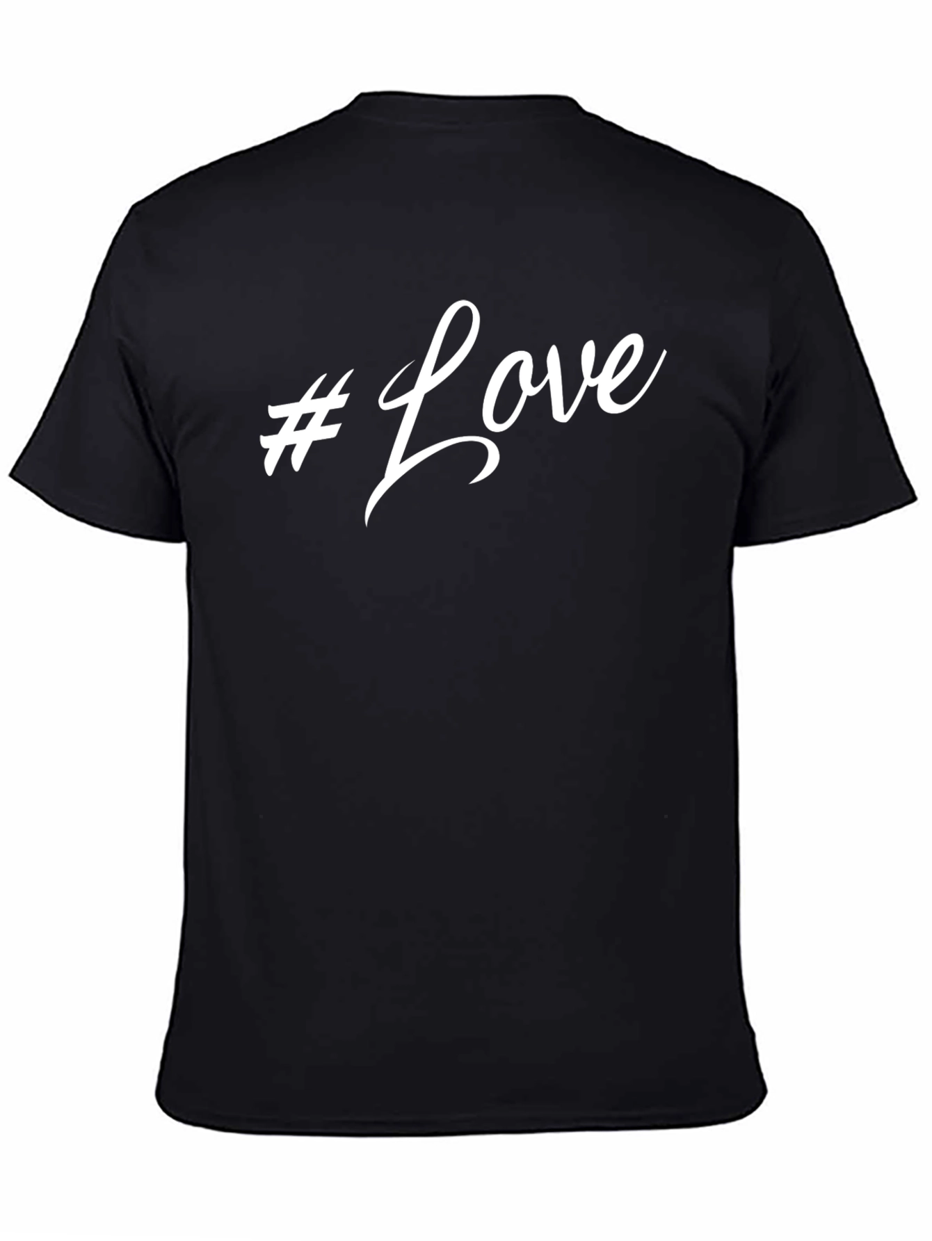 #Love Black T-Shirt - Stylish & Trendy
