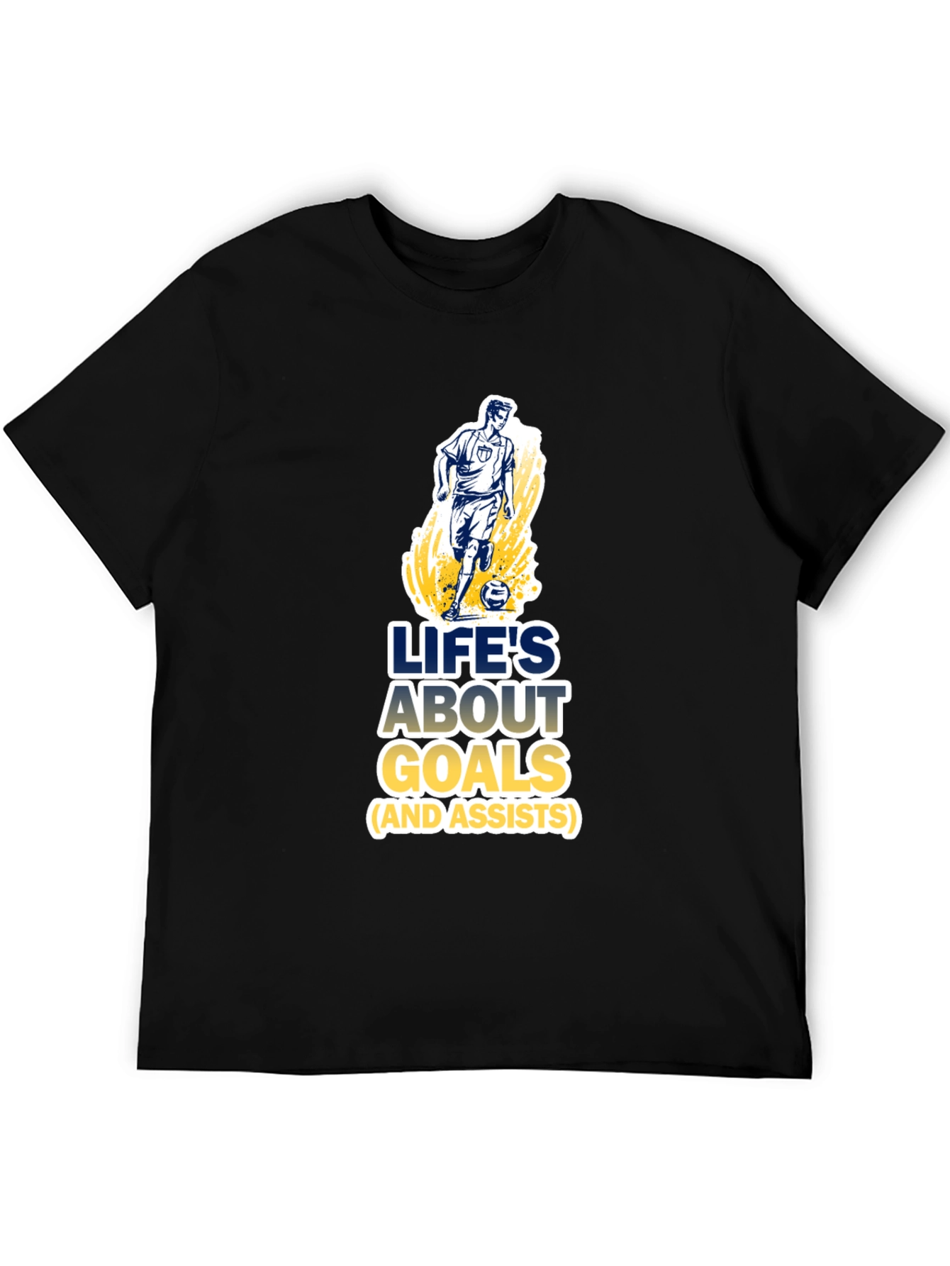 Lifes About Goals Soccer T-Shirt