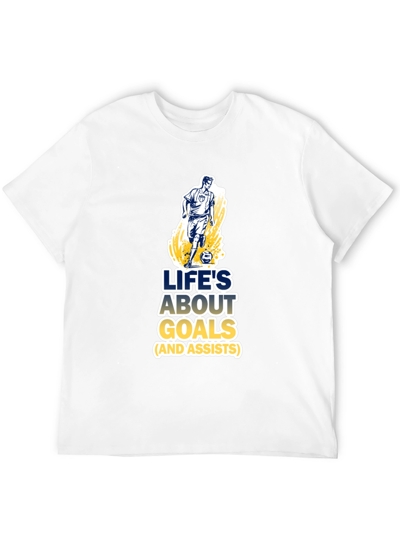 Lifes About Goals Soccer T-Shirt