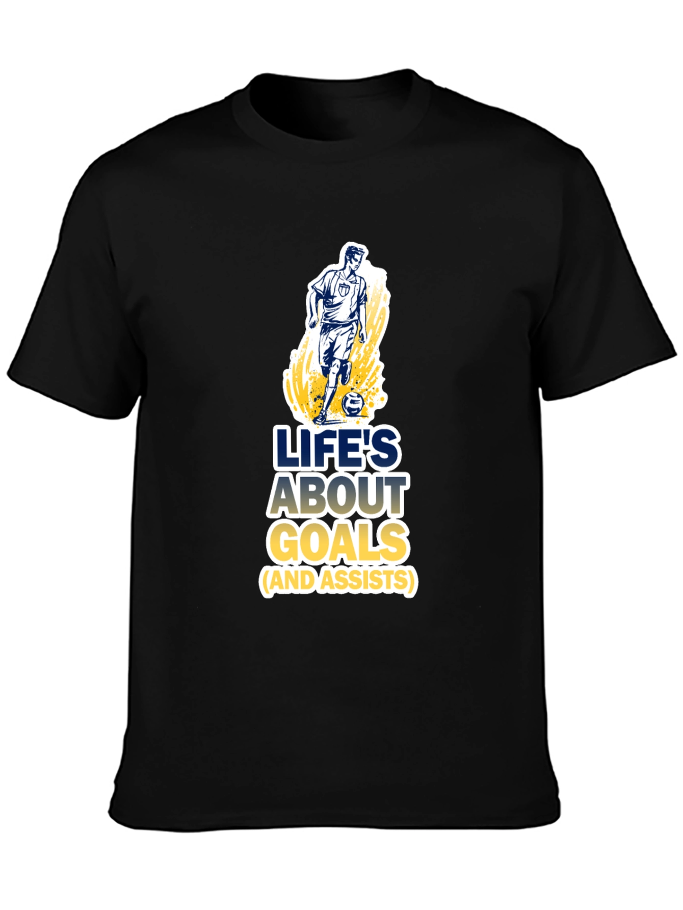 Lifes About Goals Soccer T-Shirt