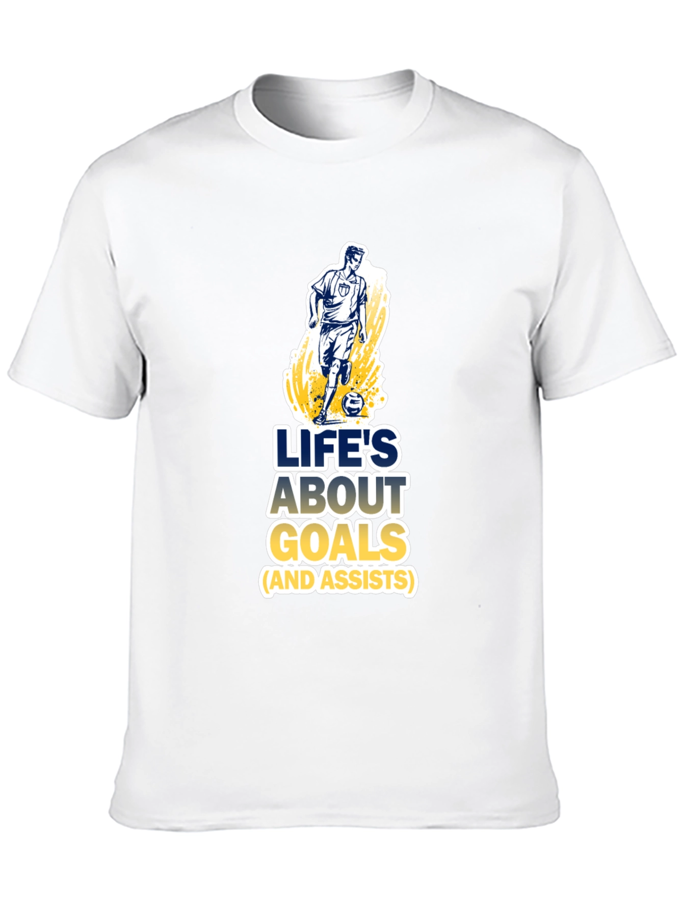 Lifes About Goals Soccer T-Shirt