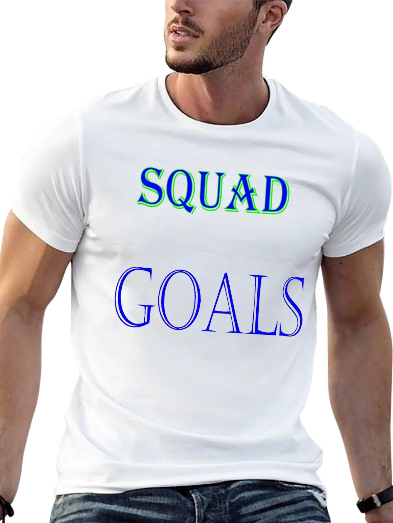 Squad Goals T-Shirt - Black Graphic Tee