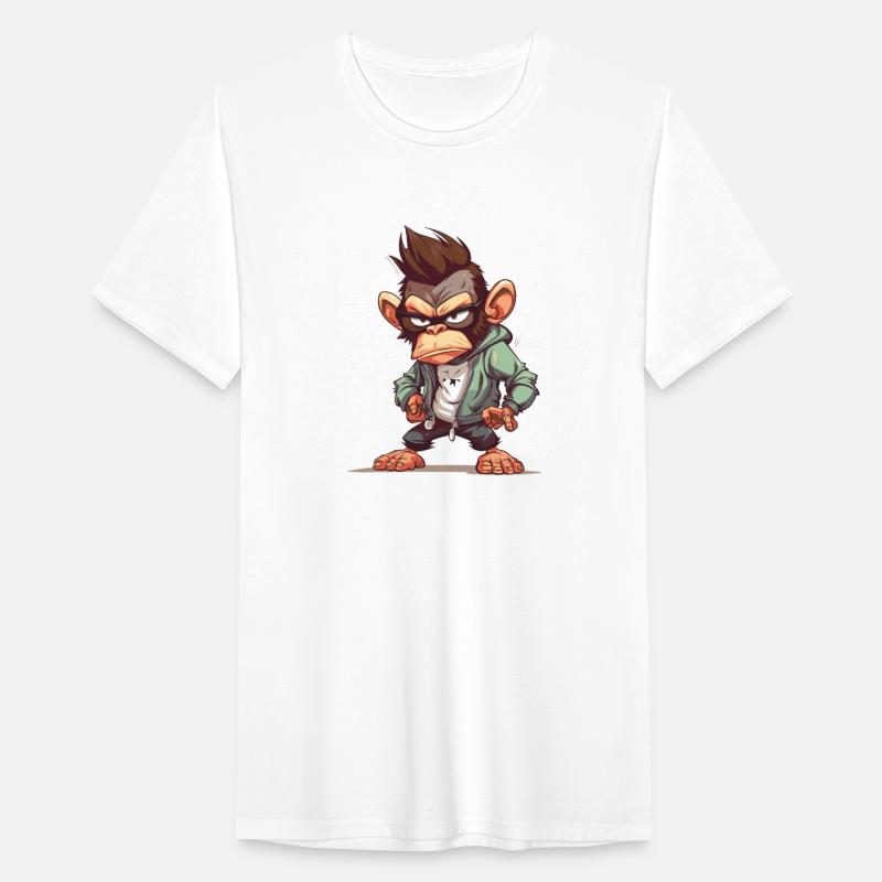monkey in hiphop style