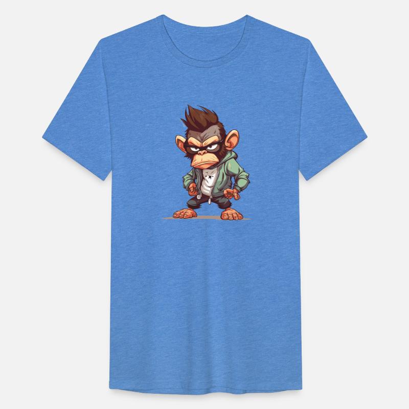 monkey in hiphop style