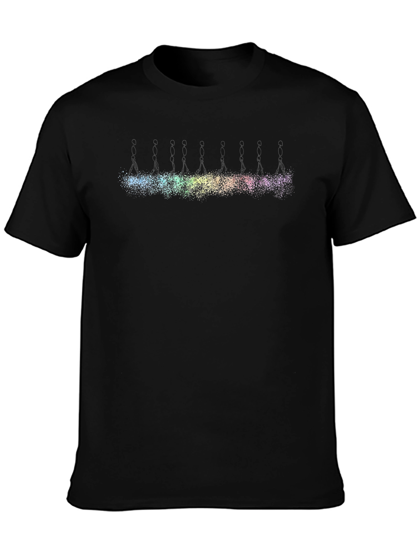 Nebula Spectrum Tee - Black Cotton Blend