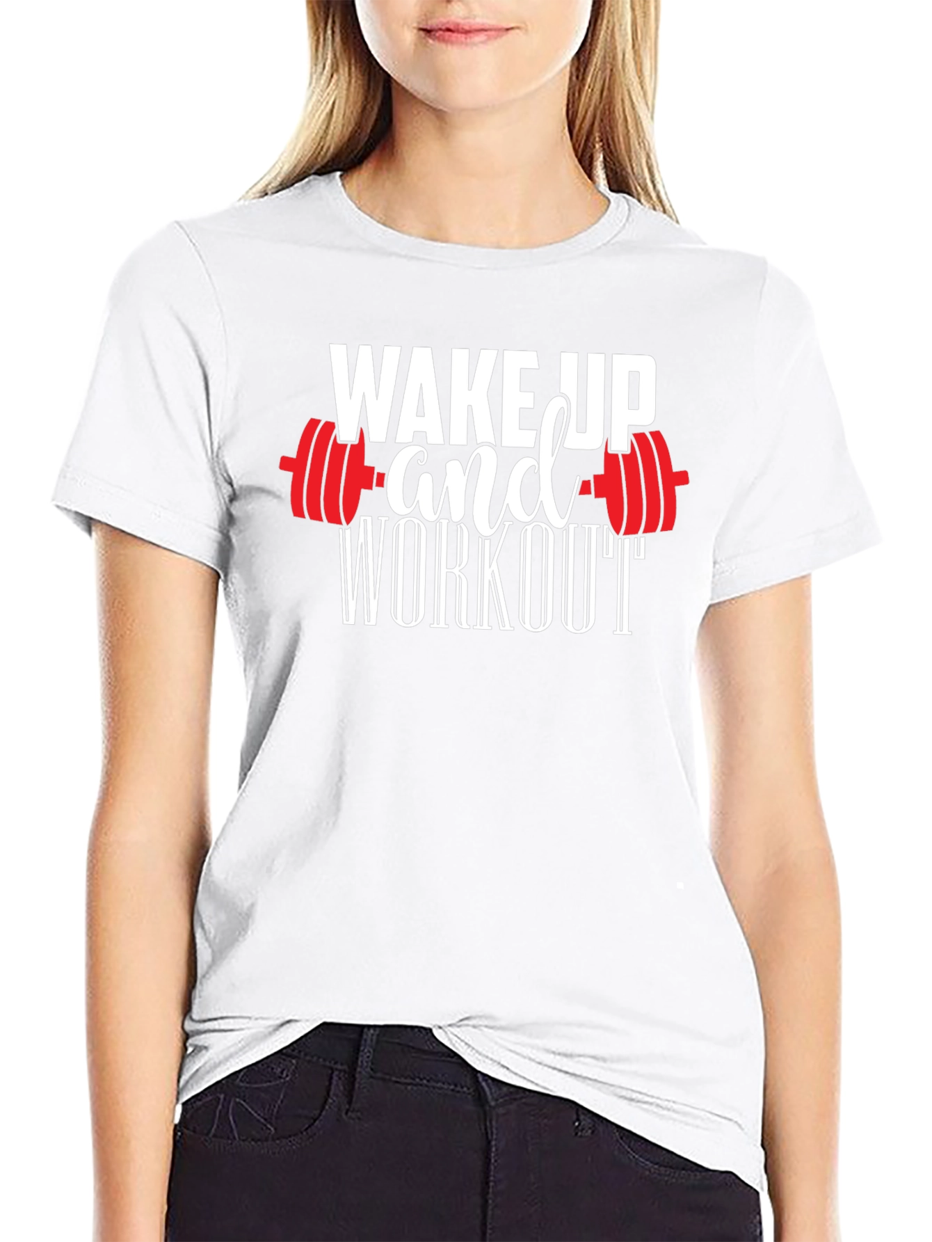 Wake Up and Workout T-Shirt - Gym Motivation
