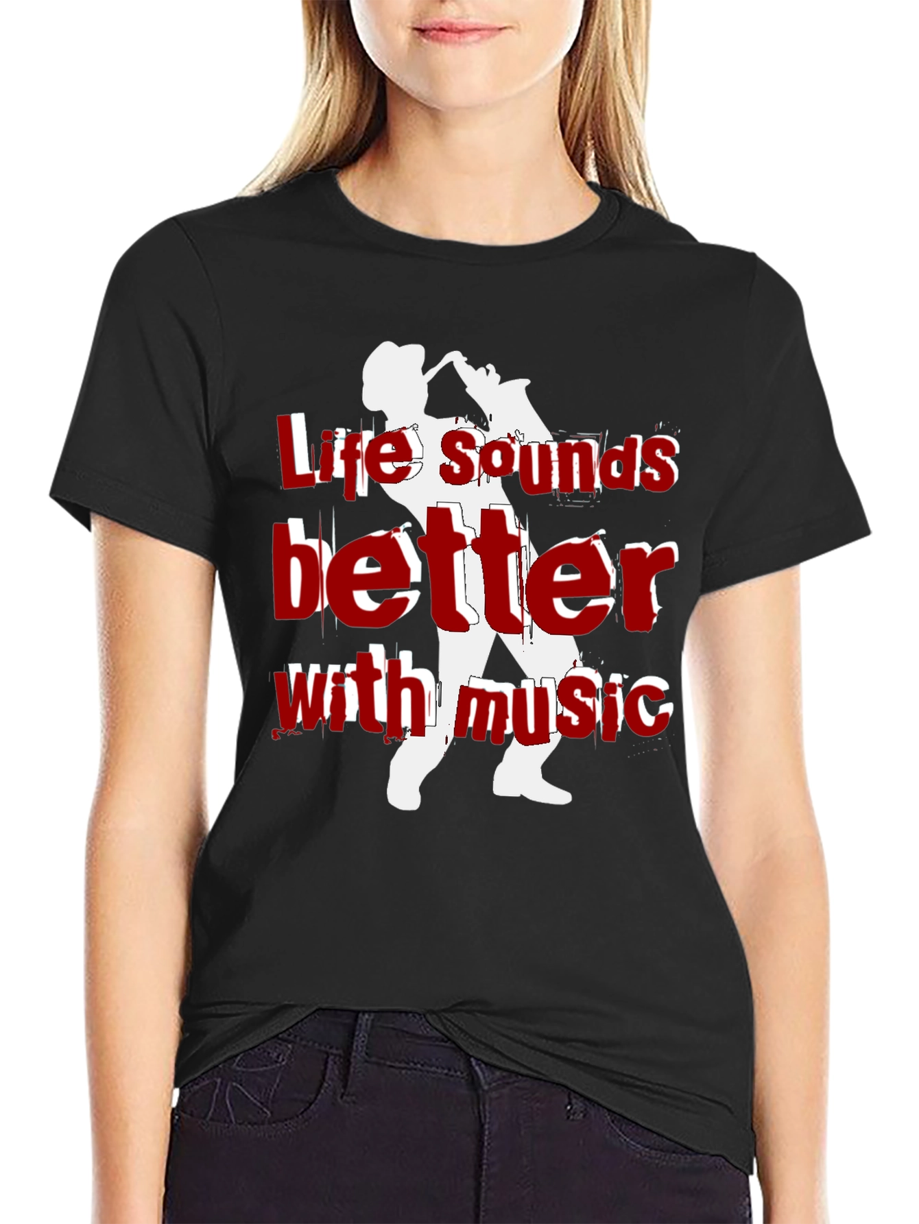 Life Sounds Better Music T-Shirt
