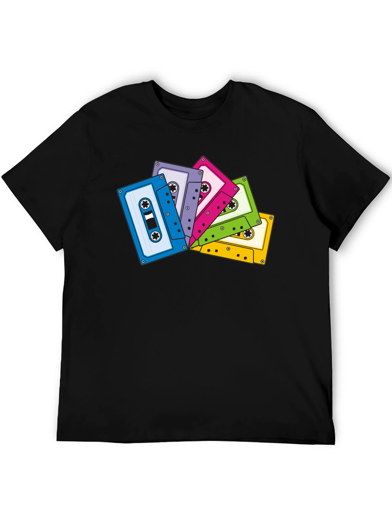 Retro Cassette Tape Graphic T-Shirt