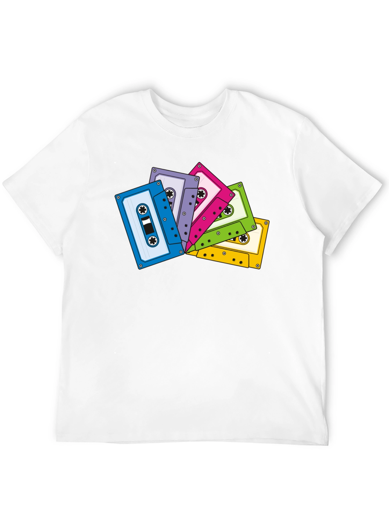 Retro Cassette Tape Graphic T-Shirt