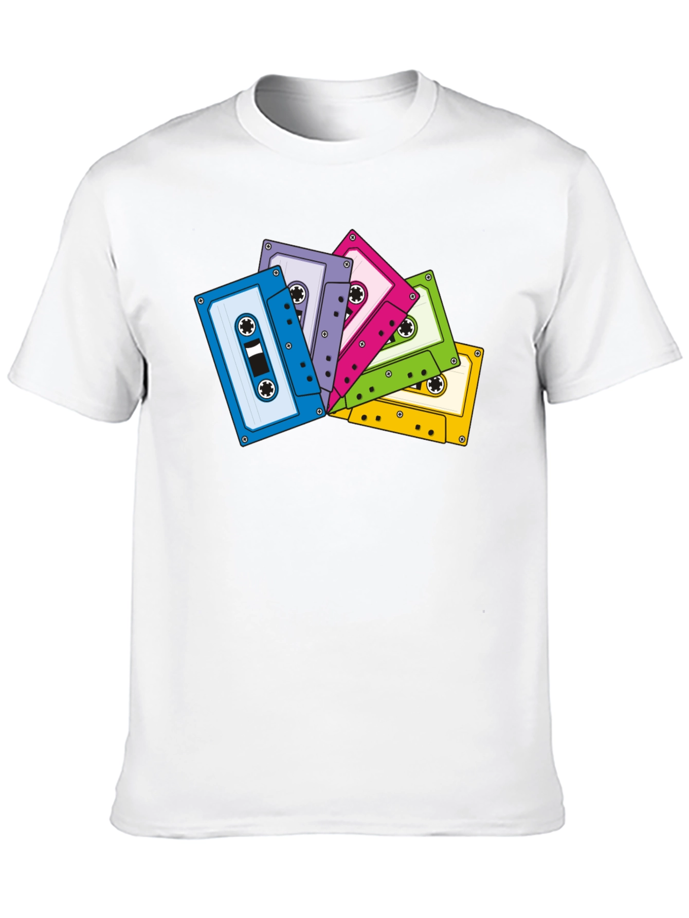 Retro Cassette Tape Graphic T-Shirt
