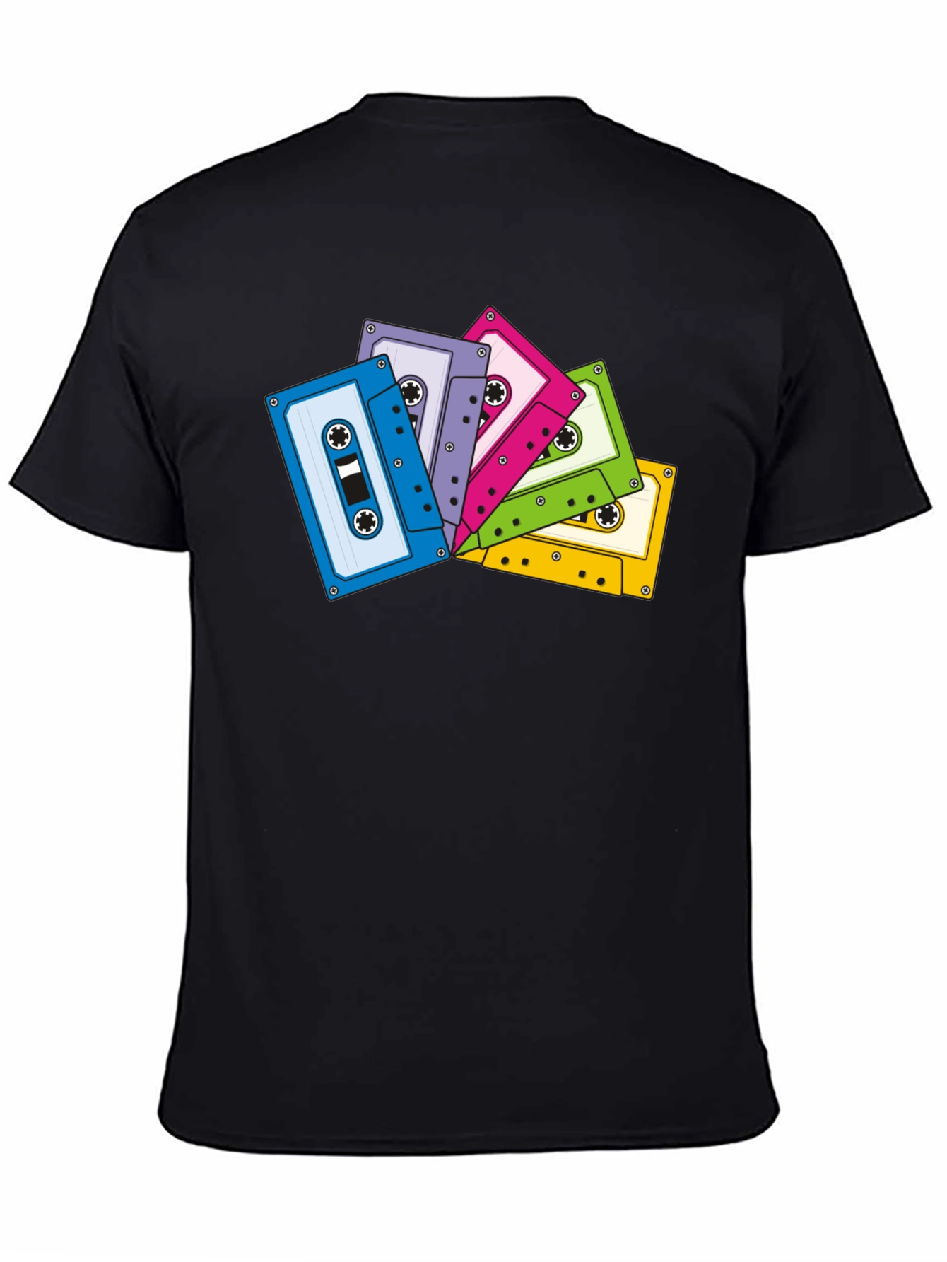 Retro Cassette Tape Graphic T-Shirt