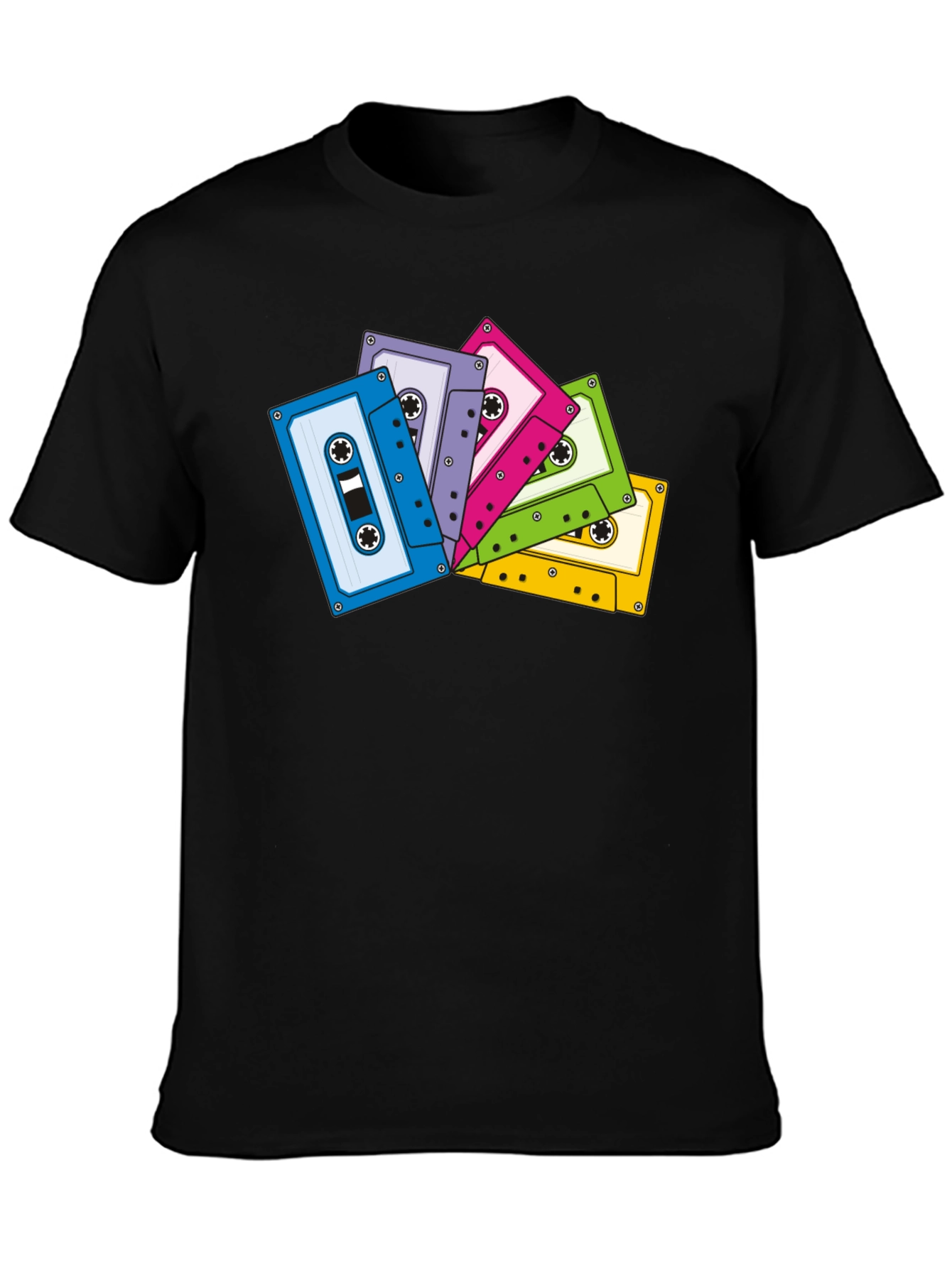 Retro Cassette Tape Graphic T-Shirt