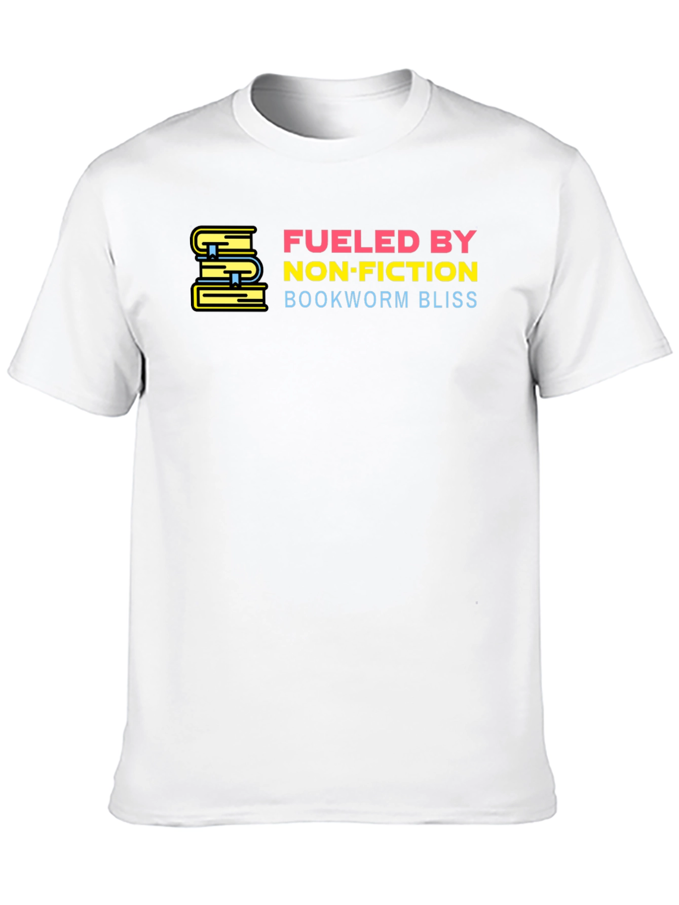 Fueled by Non-Fiction Black T-Shirt