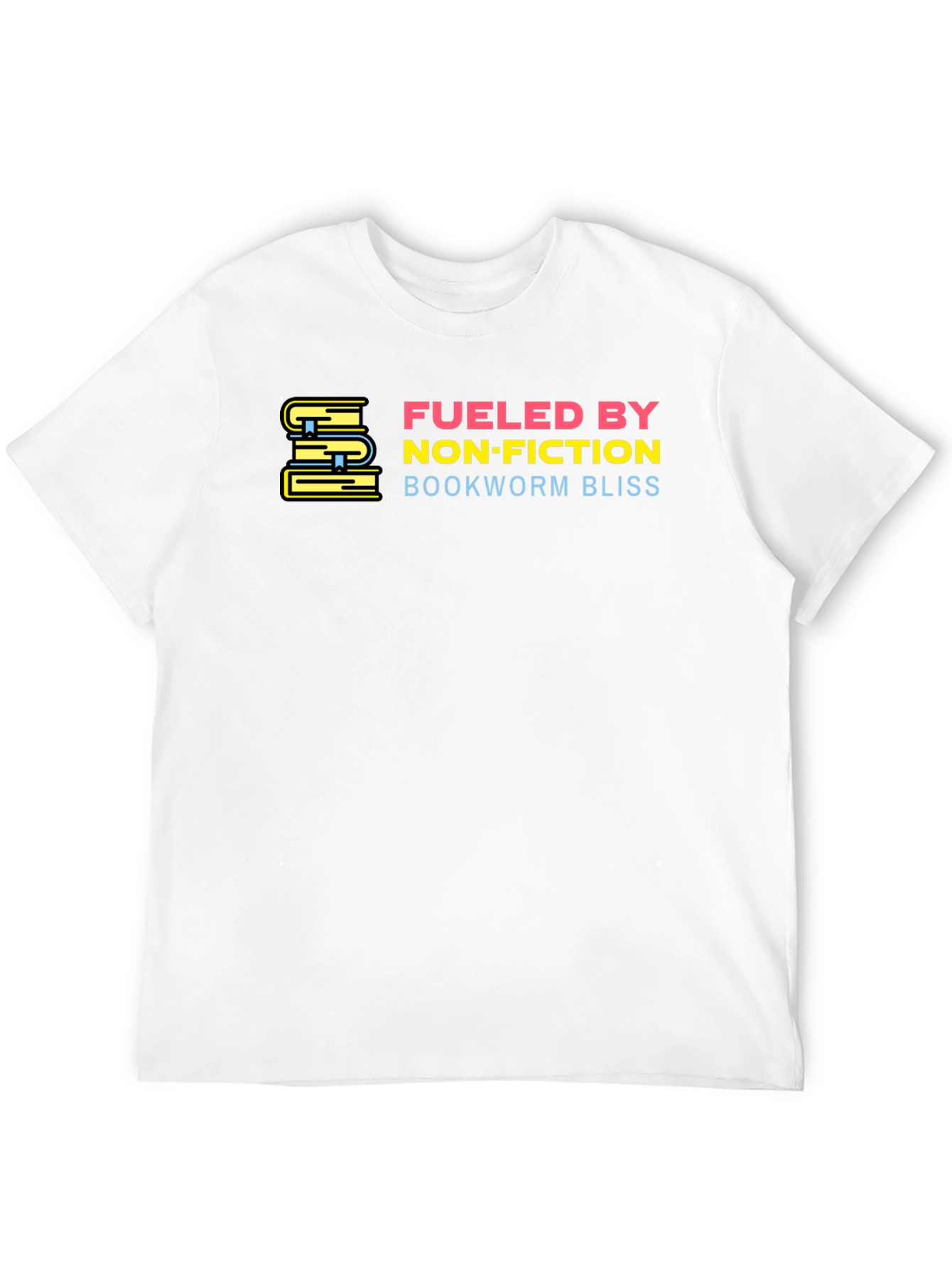 Fueled by Non-Fiction Black T-Shirt
