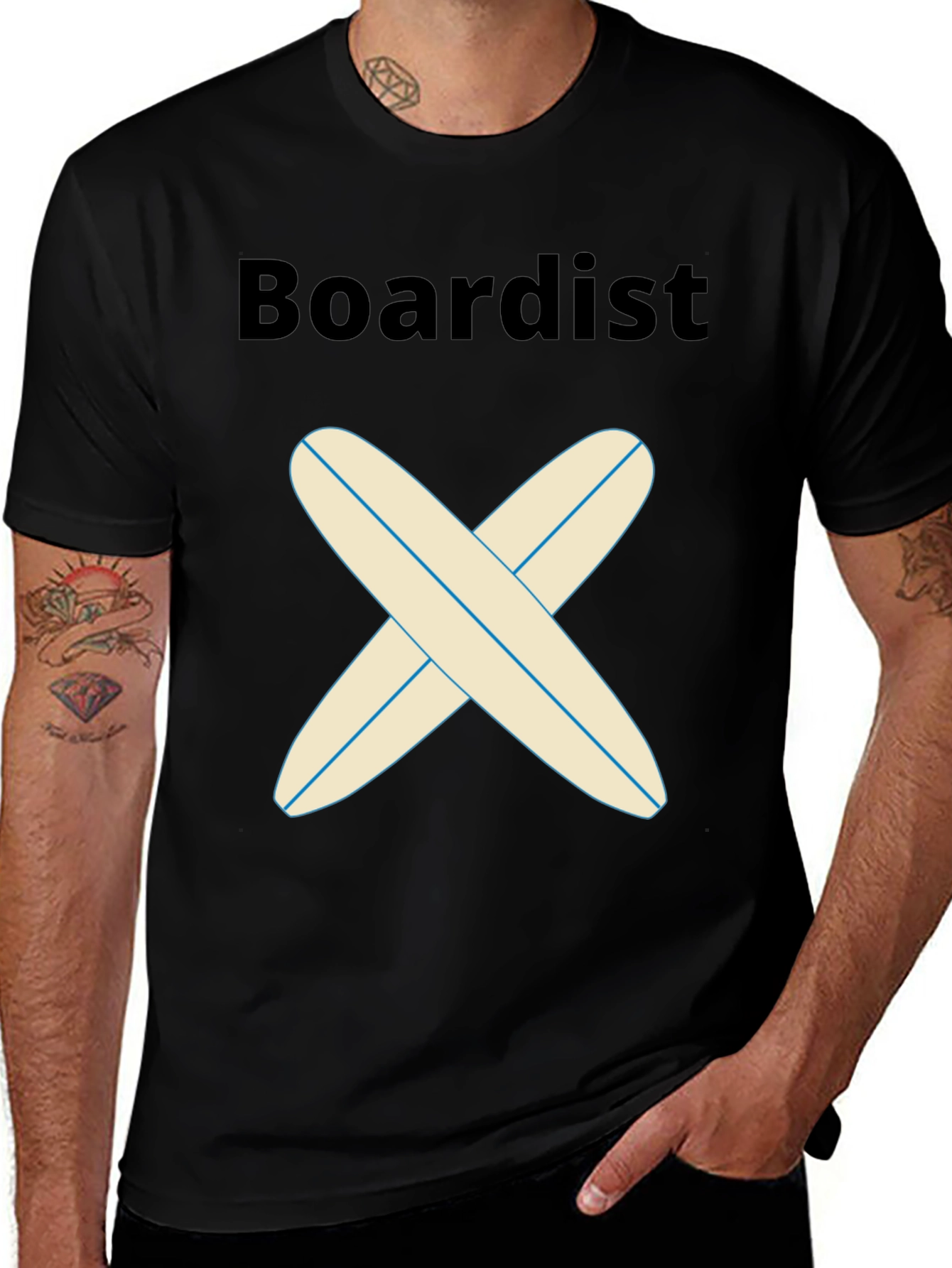 Boardist Surf T-Shirt - Black