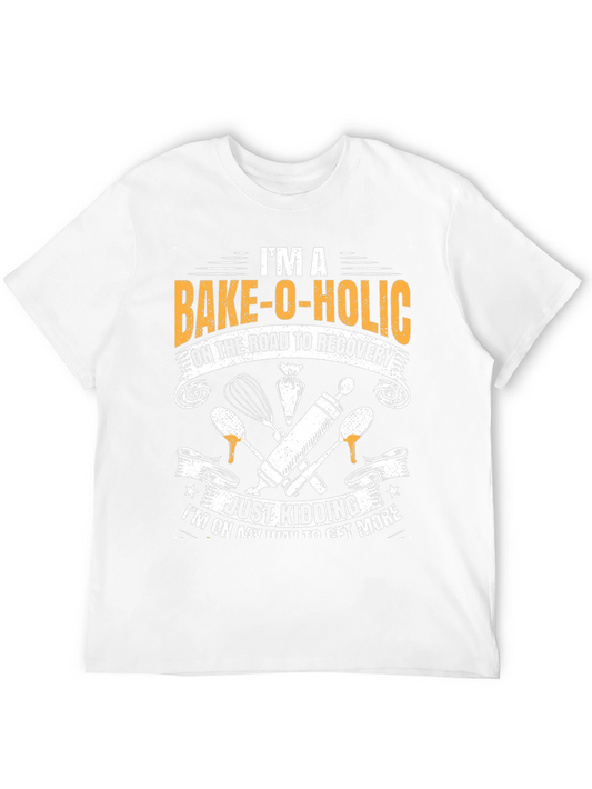 Bake-O-Holic T-Shirt - Funny Baking Lover Tee