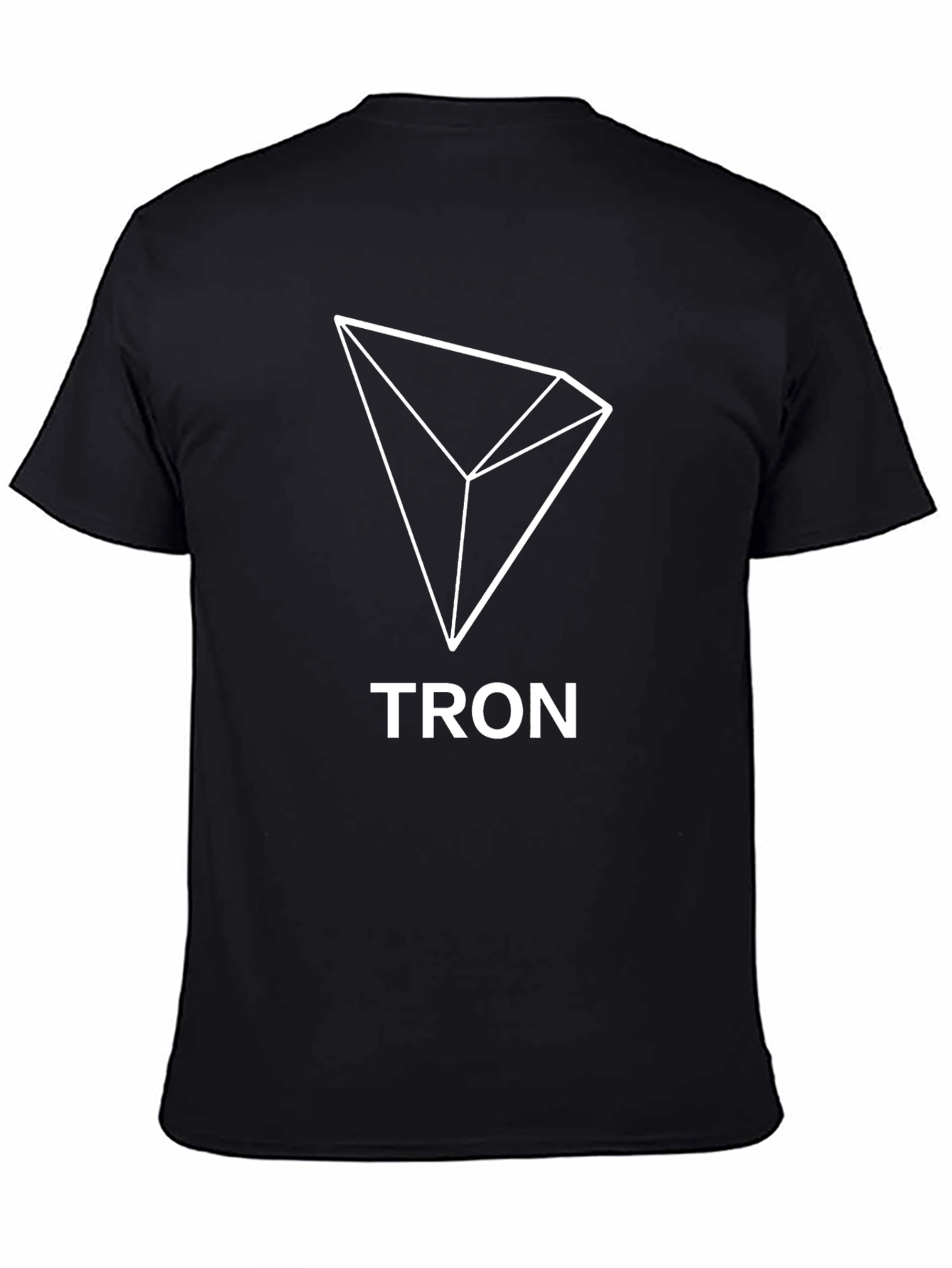 Tron Crypto T-Shirt - Stylish Geometric Design