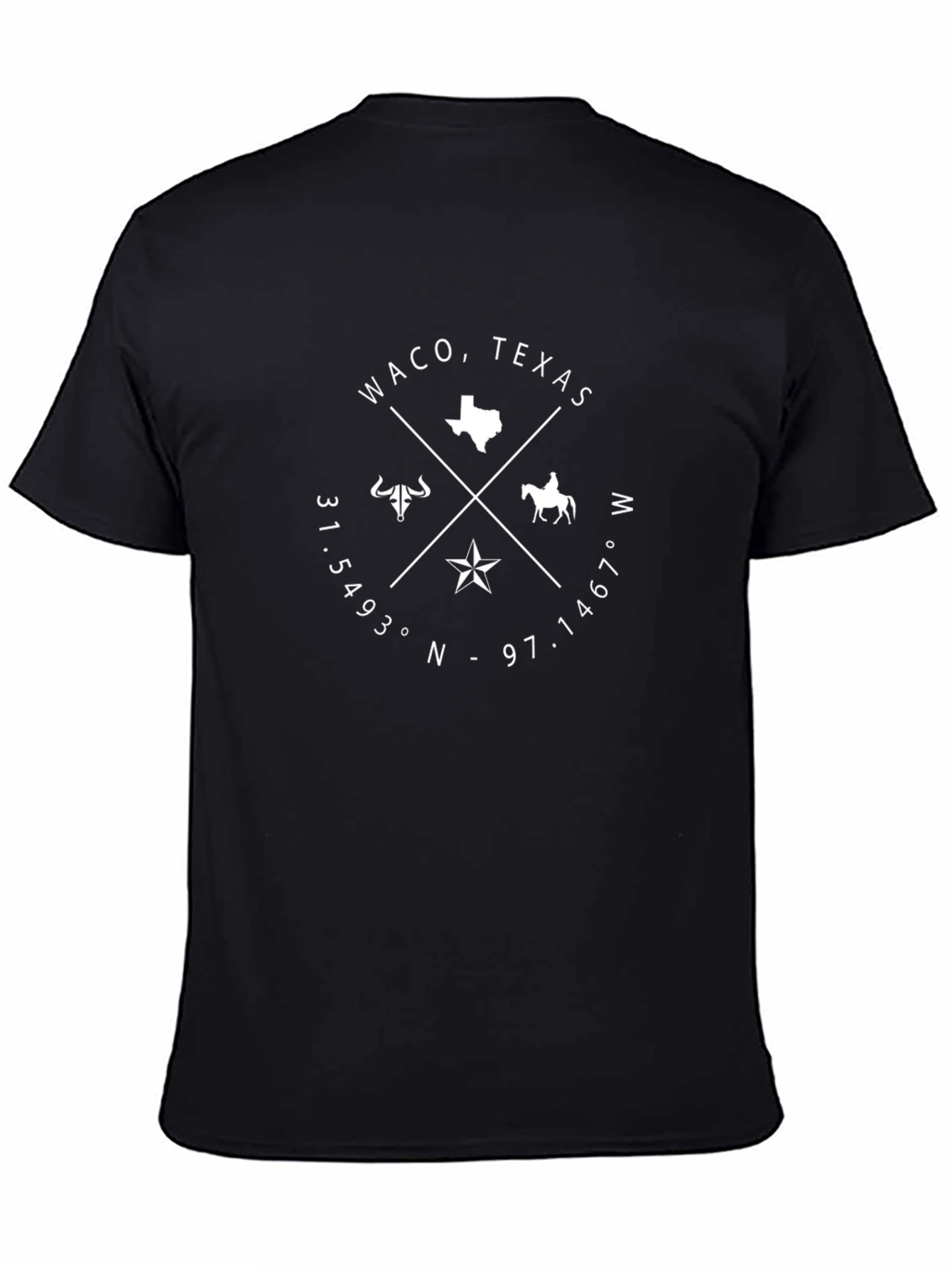 Waco Texas Graphic Tee - Black