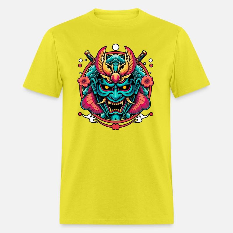 Mystic Oni Mask: Bold Japanese Art Design