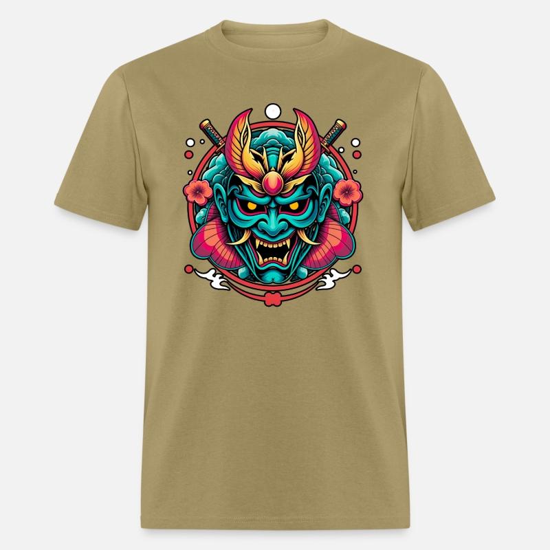 Mystic Oni Mask: Bold Japanese Art Design