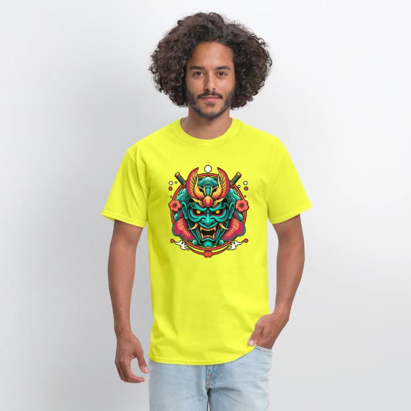 Mystic Oni Mask: Bold Japanese Art Design