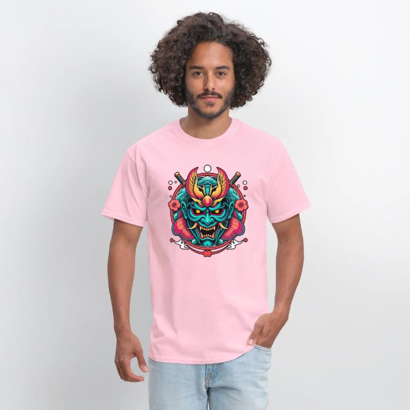 Mystic Oni Mask: Bold Japanese Art Design