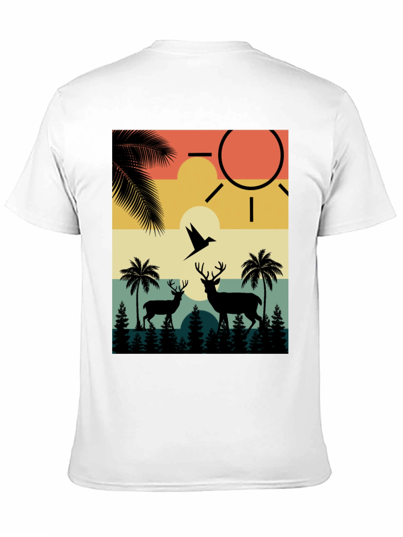 Retro Wildlife Graphic T-Shirt