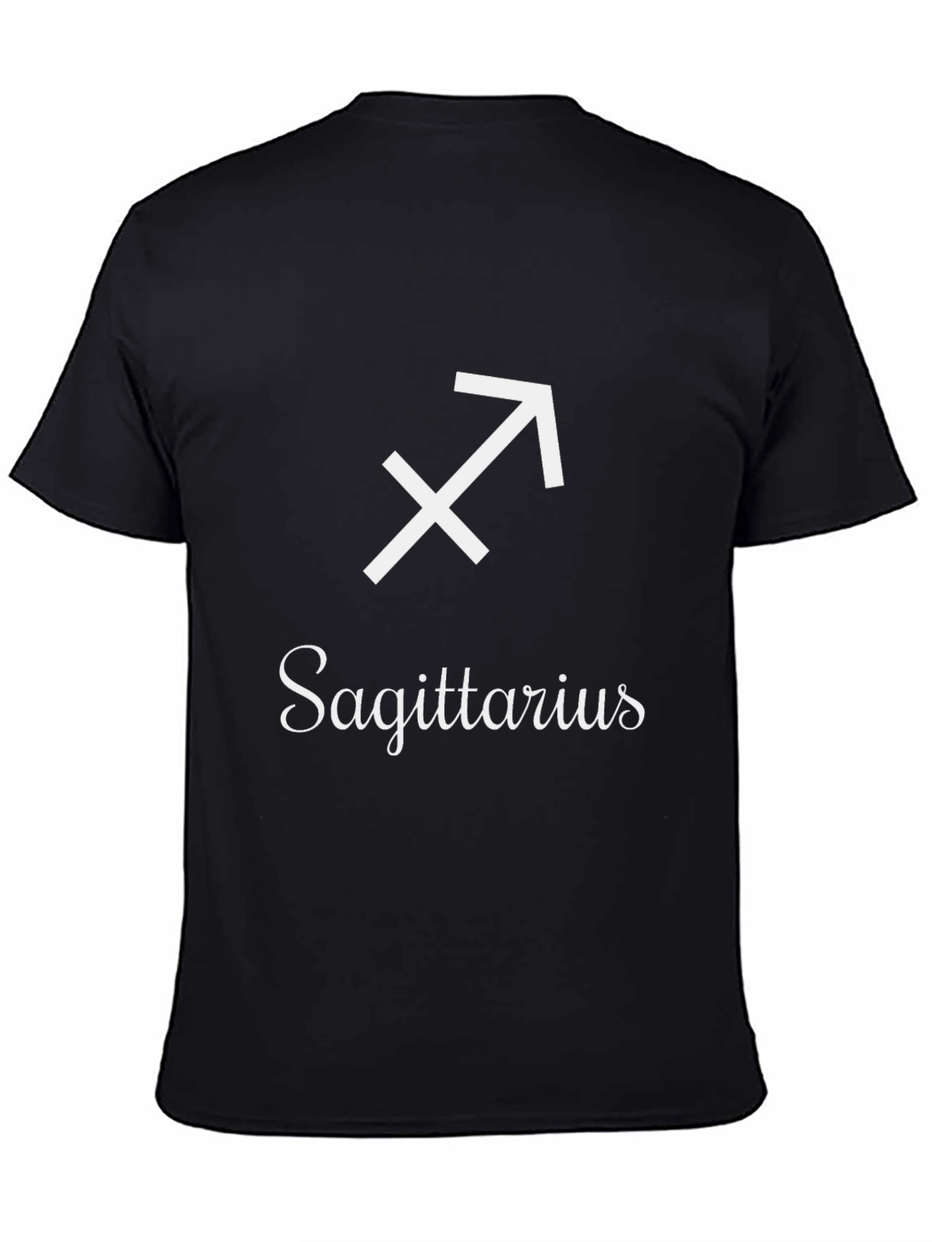 Sagittarius Zodiac Sign Black T-Shirt
