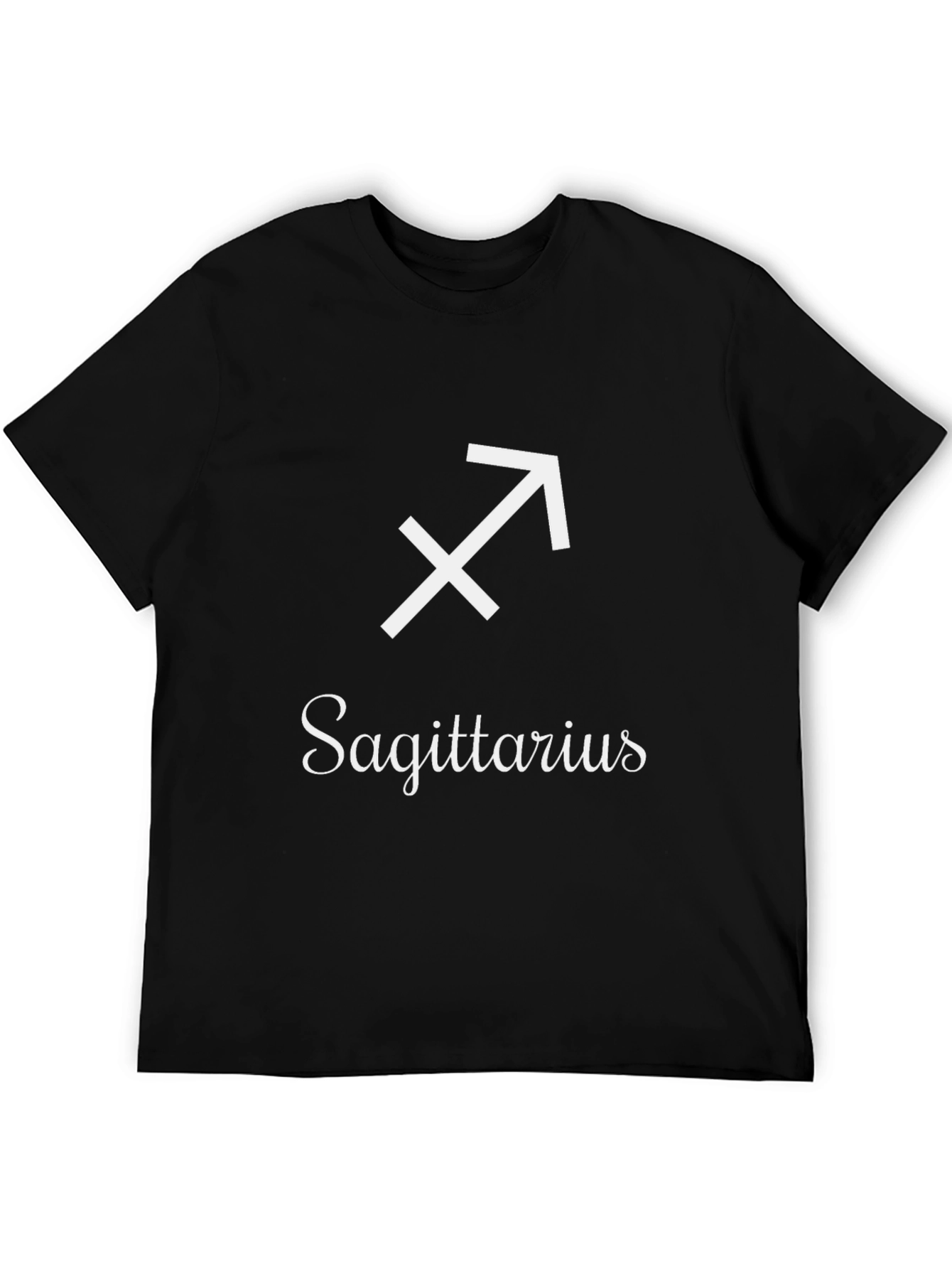 Sagittarius Zodiac Sign Black T-Shirt