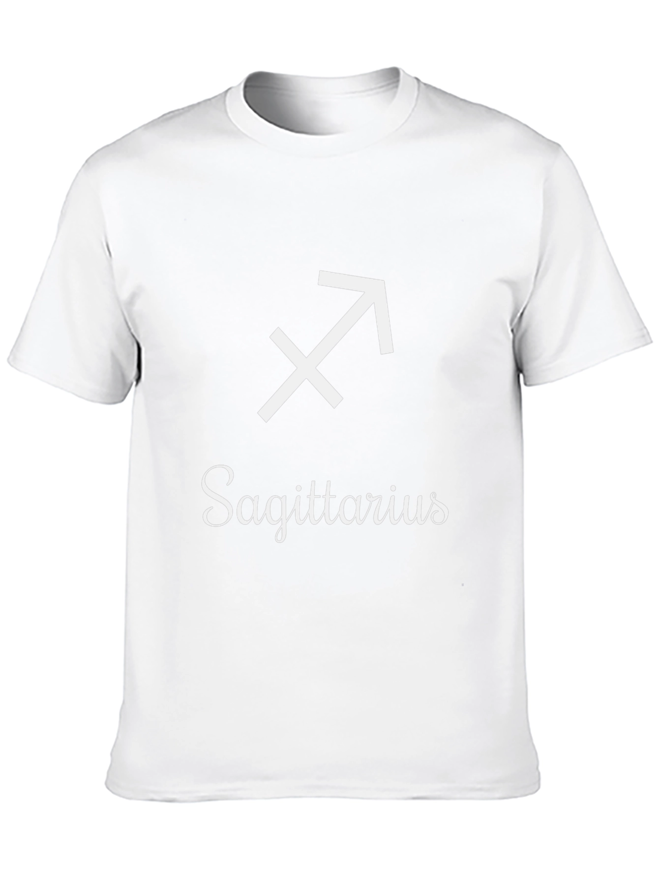 Sagittarius Zodiac Sign Black T-Shirt
