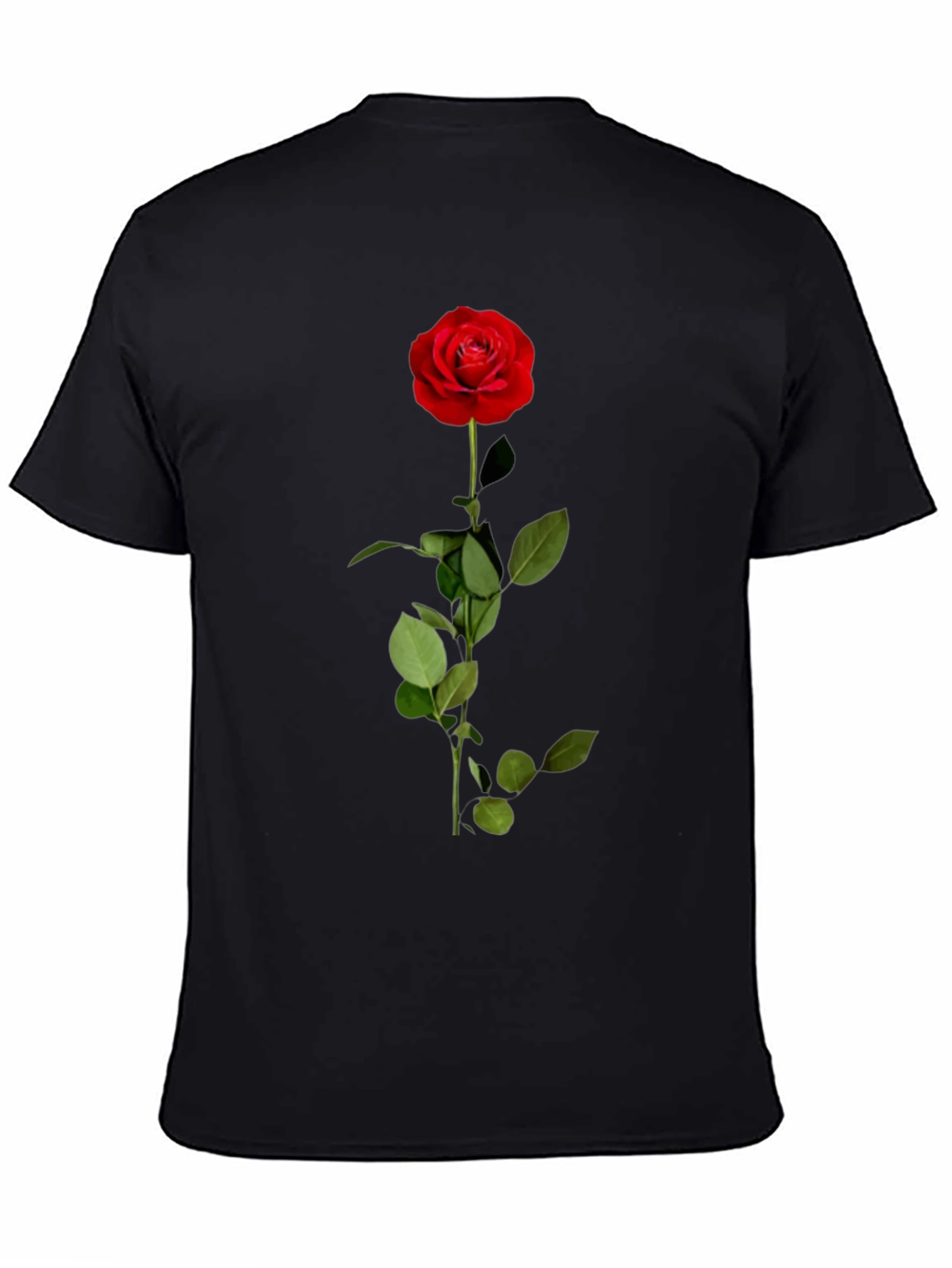 Red Rose Graphic T-Shirt - Classic Floral Design