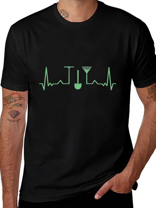 Gardening Heartbeat T-Shirt - Gardener Gift