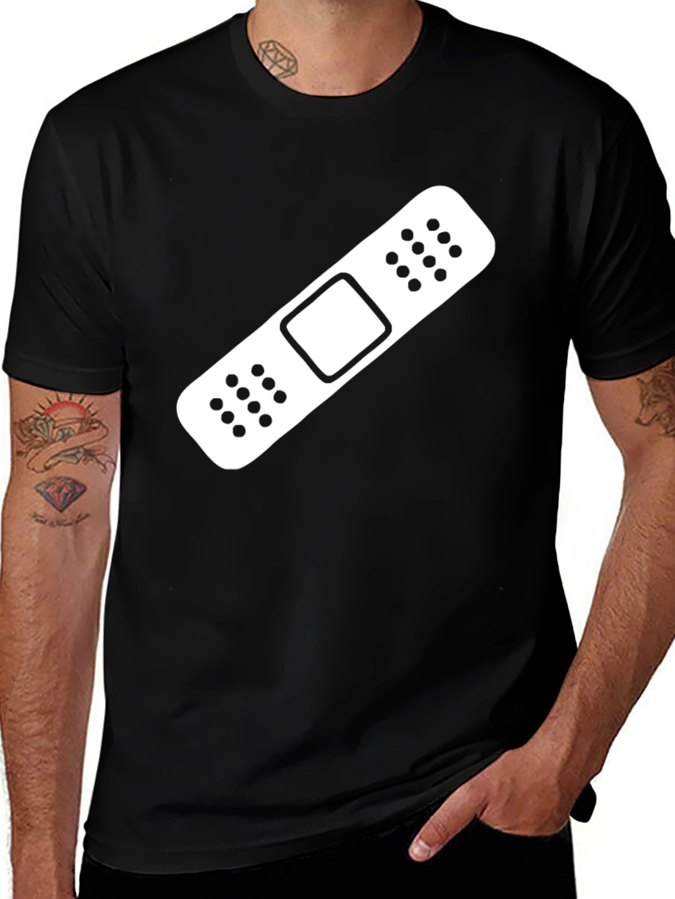 Novelty Band-Aid Graphic Tee