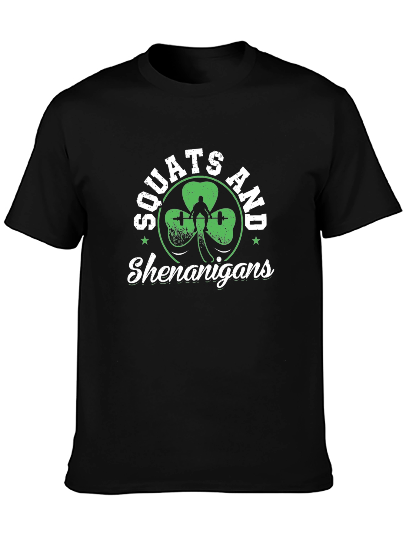 Squats and Shenanigans Black Graphic Tee