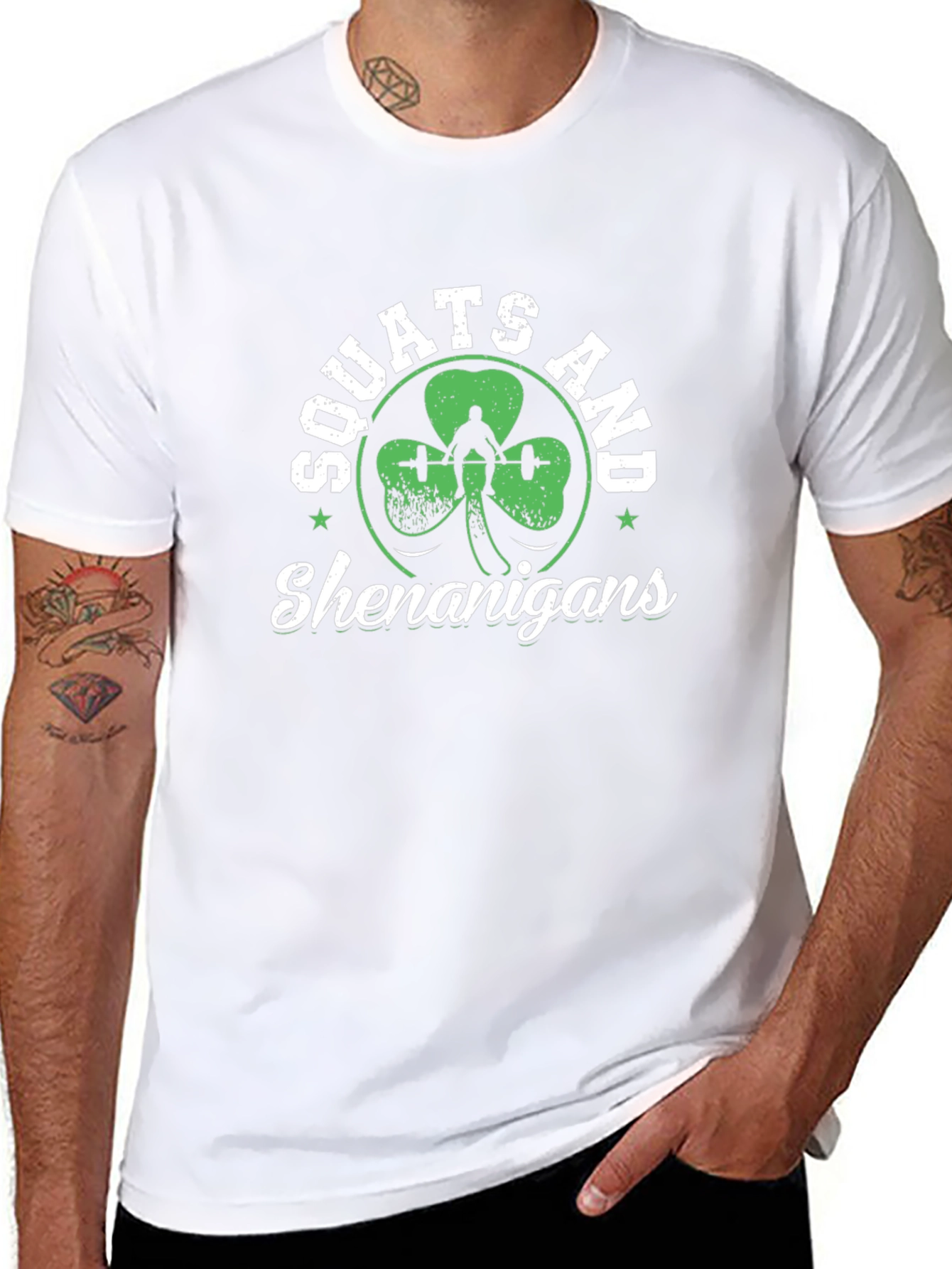 Squats and Shenanigans Black Graphic Tee