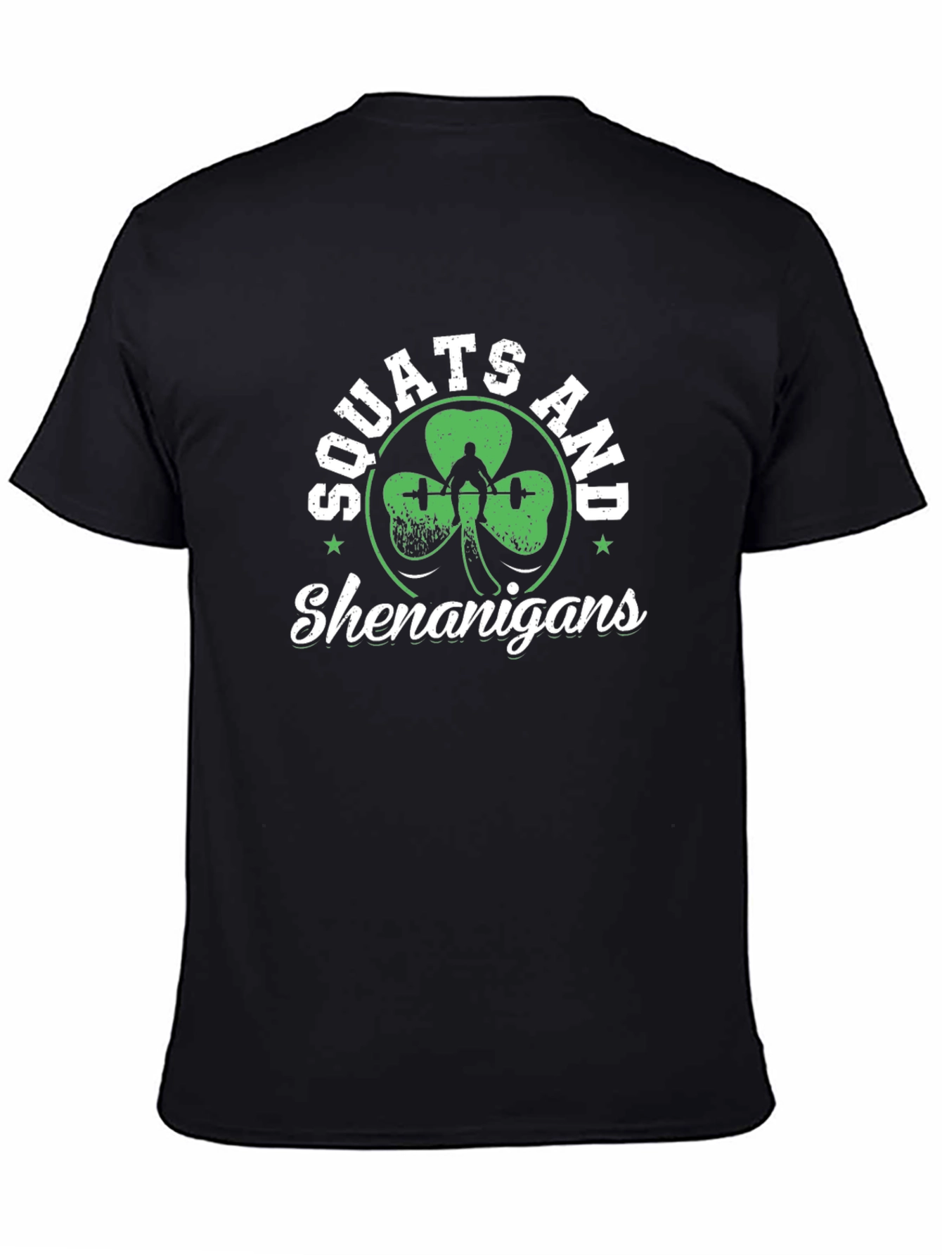 Squats and Shenanigans Black Graphic Tee