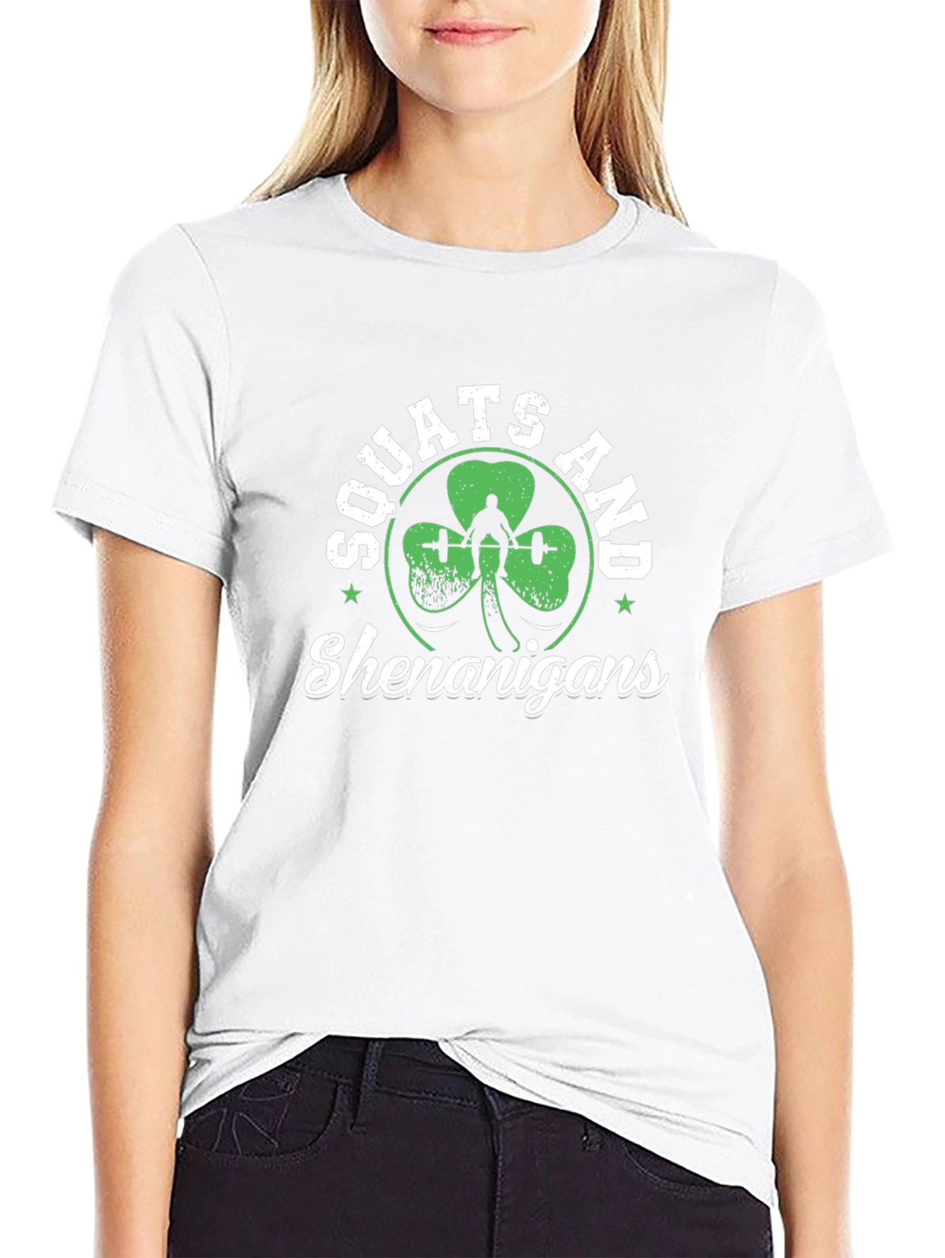 Squats and Shenanigans Black Graphic Tee