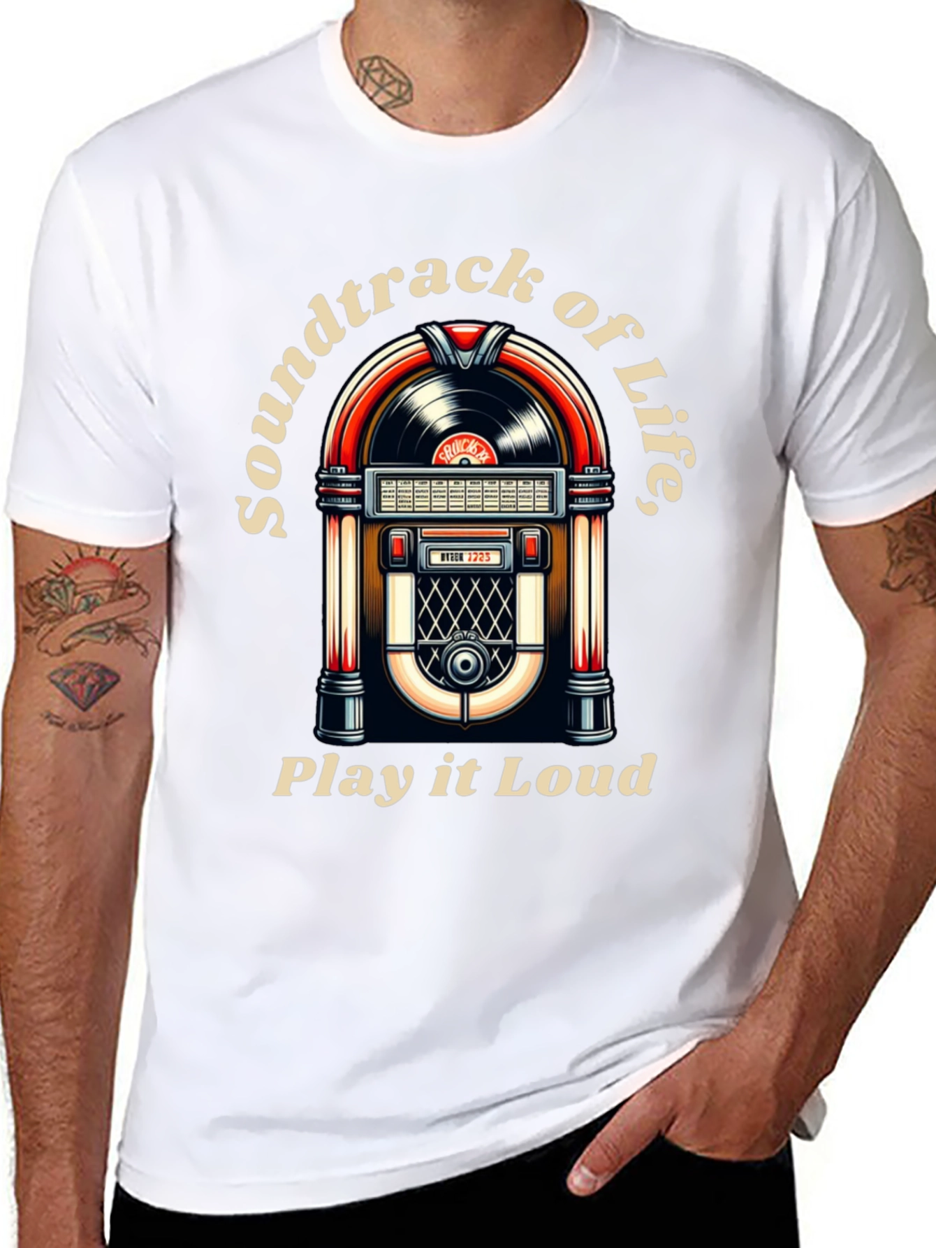 Soundtrack of Life Jukebox Graphic Tee