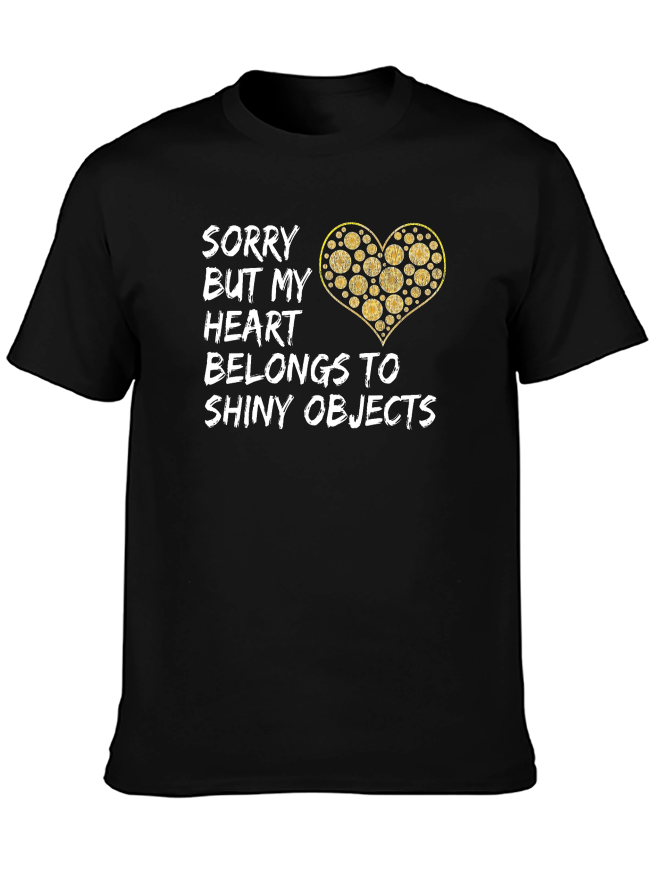 Shiny Objects Heart Graphic Tee
